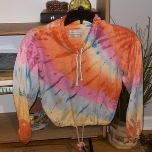 3 for $25 Urban Outfitters women’s buster tie-dye drawstring hem sweatshirt
